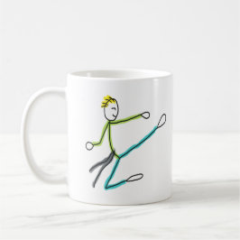 Taekwondo Stickman Kaffeetasse
