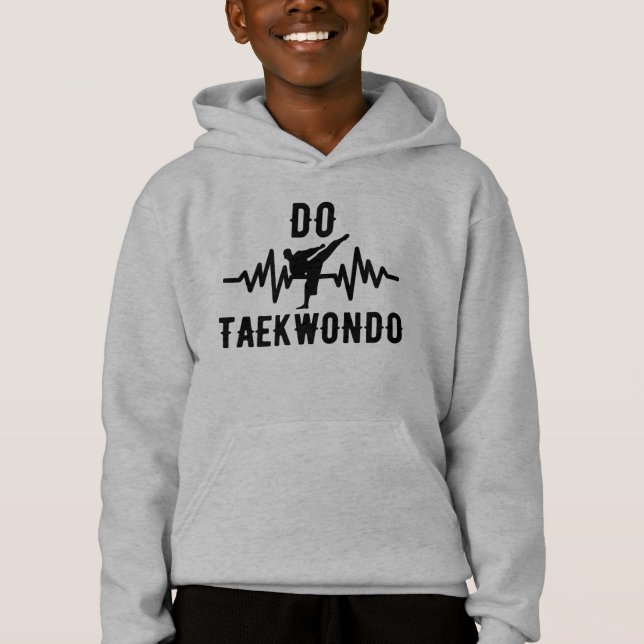 Taekwondo, Taekwondo-Liebhaber, koreanische Kampfk Hoodie (Vorderseite)