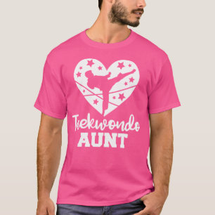 Taekwondo Tante Herzstück Funny Taekwondo Athlete T-Shirt