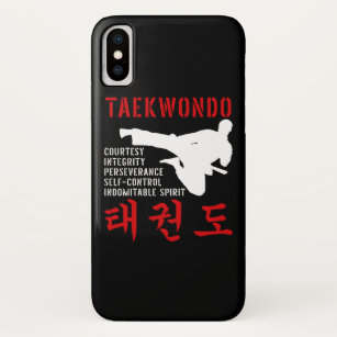 Taekwondo Tenets Martial Arts Case-Mate iPhone Hülle