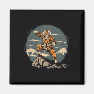 Taekwondo Tiger Mount Fuji Jiu-jitsu Kickboxen Ti Magnet
