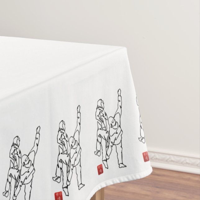 TAEKWONDO UNAUSGEWOGENHEIT TISCHDECKE (Beispiel)