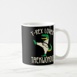 Taekwondo und Kampfsport T-Rex I für Karate-Mädche Kaffeetasse
