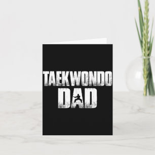 Taekwondo-Vater - Vatertag Martial Arts Vater Karte