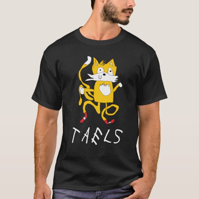 Taels Sanic Meme Fast Funny Retrogamer T-Shirt (Vorderseite)