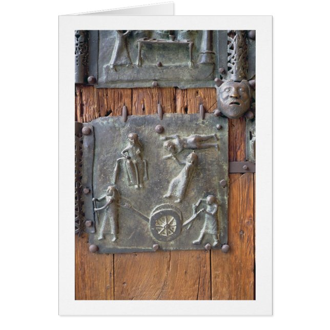 Tafel aus der links Handtür, 12. Jahrhundert (Bron (Vorne)