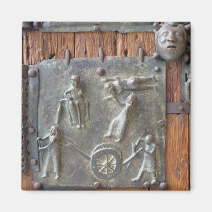 Tafel aus der links Handtür, 12. Jahrhundert (Bron Magnet