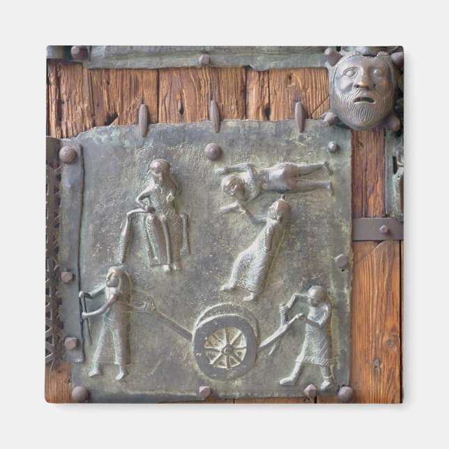 Tafel aus der links Handtür, 12. Jahrhundert (Bron Magnet (Vorne)