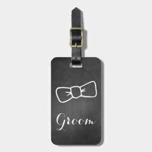 Tafel-Blick-Bräutigam-Gepäckanhänger Gepäckanhänger