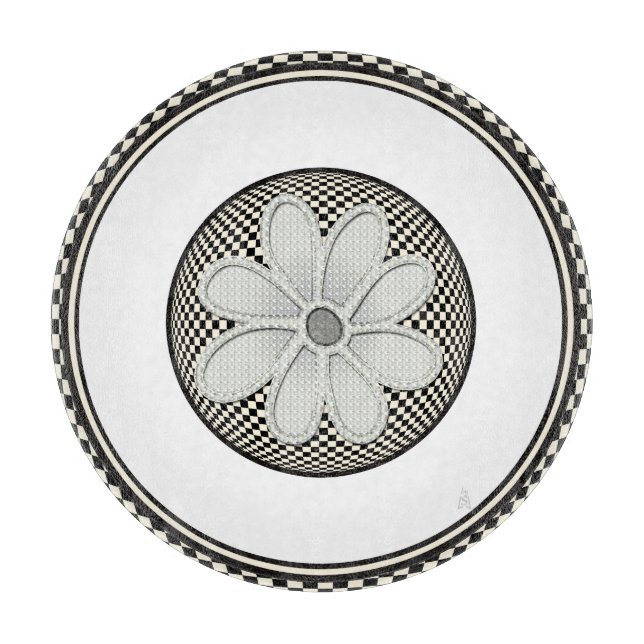 Tafel - Daisy-Charcuterboard Schneidebrett (Vorderseite)