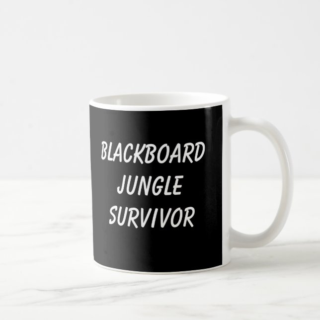 TAFEL-DSCHUNGEL-ÜBERLEBENDER Tasse (Rechts)