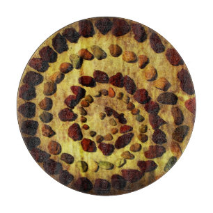 Tafel "Earthy Rock Circle Cutting Board" Schneidebrett