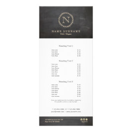 Tafel-elegantes schickes werbekarte