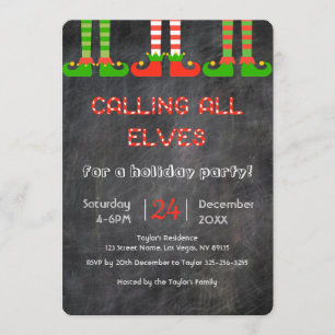 Tafel-Elf-WeihnachtsParty Einladung