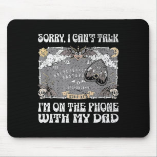 Tafel Entschuldigung, ich kann nicht sprechen, ich Mousepad