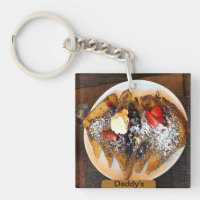 Tafel französischen Toastes mit Frucht Art