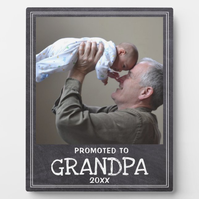 Tafel für Großvater Fotoplatte (Vorderseite)