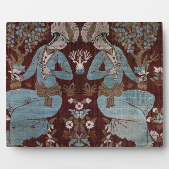 Tafel im Isfahan-Stil, Persisch, 17. Jahrhundert ( Fotoplatte (Vorderseite)