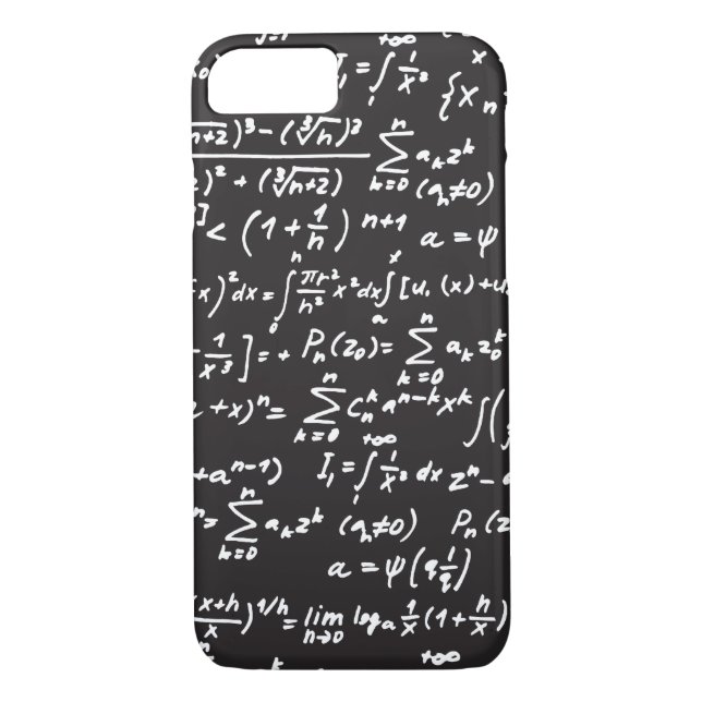 Tafel-Mathe-Gleichungen Case-Mate iPhone Hülle (Rückseite)