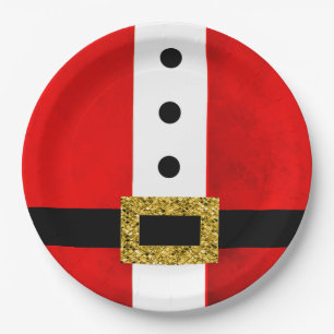 Tafel mit dem Weihnachtsthema Pappteller