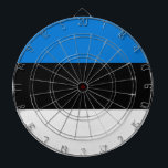 Tafel mit der Flagge Estlands Dartscheibe<br><div class="desc">Fügen Sie Ihrem Spielzimmer eine lustige und patriotische Drehung mit diesem pulsierenden Dartboard mit der Flagge Estlands hinzu! Dieses einzigartig gestaltete Dartboard verbindet Erholung mit Nationalstolz und zeigt das kühne Blau, Schwarz und Weiß der estnischen Fahne auf eine Weise, die jedes Spiel zu einer Feier des Erbes macht. Egal, ob...</div>