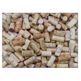 Tafel mit Weinkorken Schneidebrett