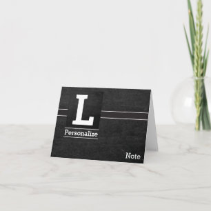 Tafel-Monogramm-Buchstabe L