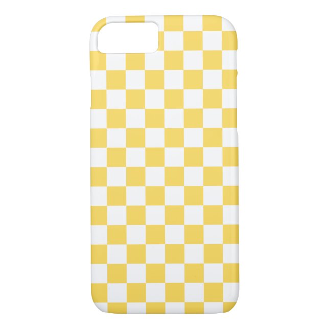 Tafel Mustard Gelb und Weiß Case-Mate iPhone Hülle (Rückseite)