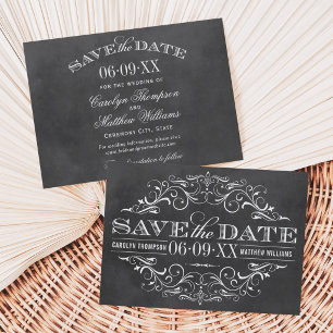 Tafel-Ornament-Schwung-Rahmen-Hochzeit Save The Date