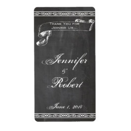 Tafel Posh Wedding Wine Label