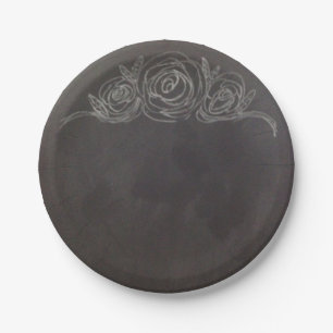 Tafel-Rosen-Papier-Teller Pappteller