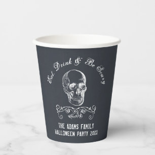 Tafel-Schädel Personalized Halloween-Party Pappbecher