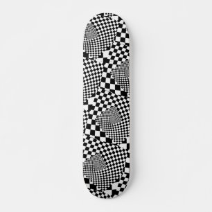 Tafel Swirl B&W Skateboard