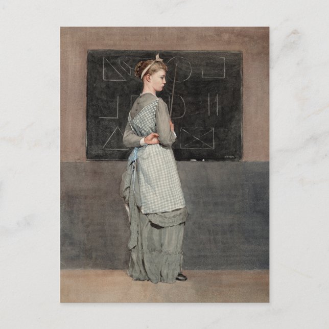 Tafel | Winslow Homer Postkarte (Vorderseite)