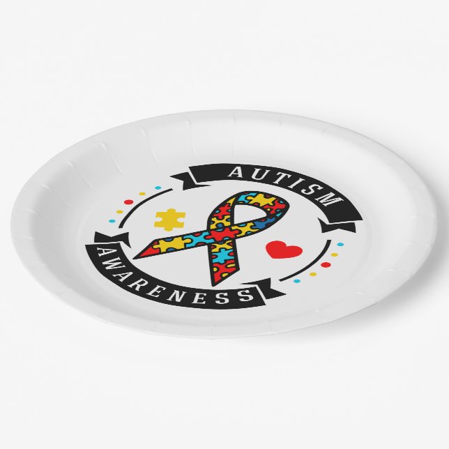Tafel zum Aufklärungspapier Pappteller (Schrägansicht)
