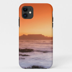 Tafelberg bei Sonnenuntergang, Bloubergstrand iPhone 11 Hülle
