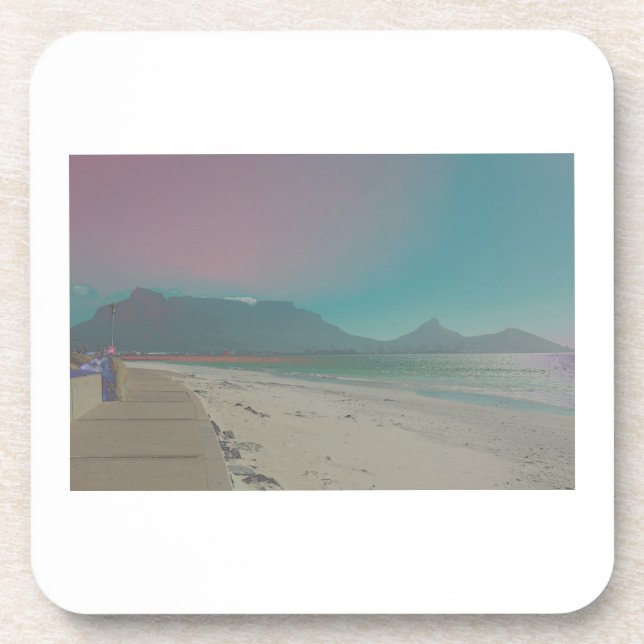 Tafelberg Kapstadt Getränkeuntersetzer (Vorderseite)