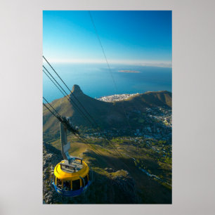 Tafelberg-Seilbahn, Kapstadt Poster