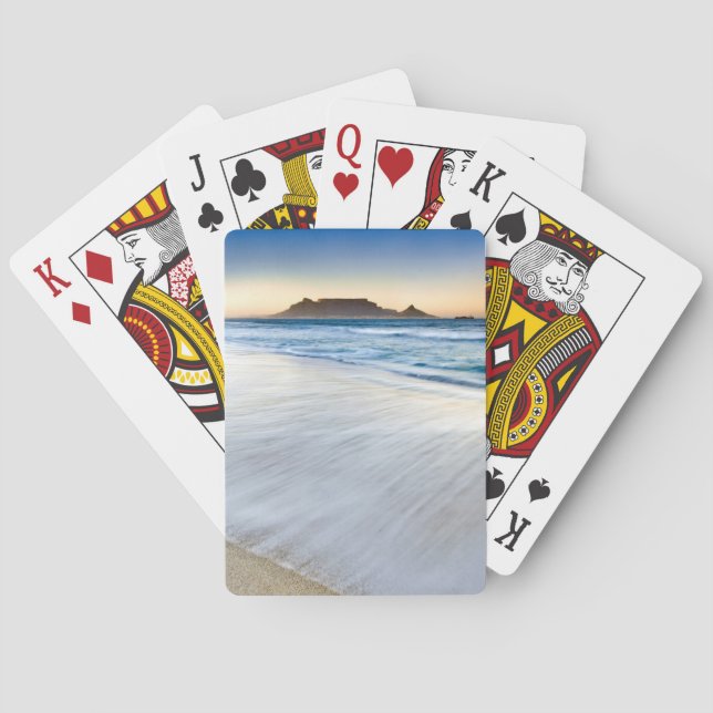 Tafelberg über die Tischbucht Spielkarten (Rückseite)