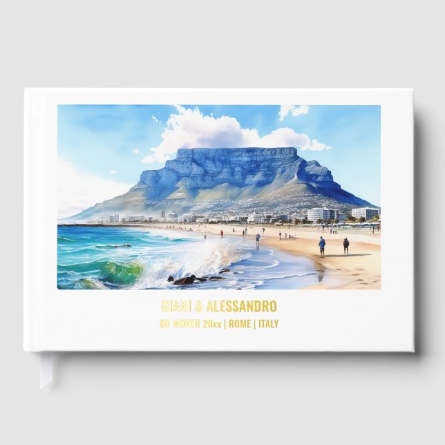 Tafelbergwasserstadt Südafrika Gästebuch (Vorderseite)