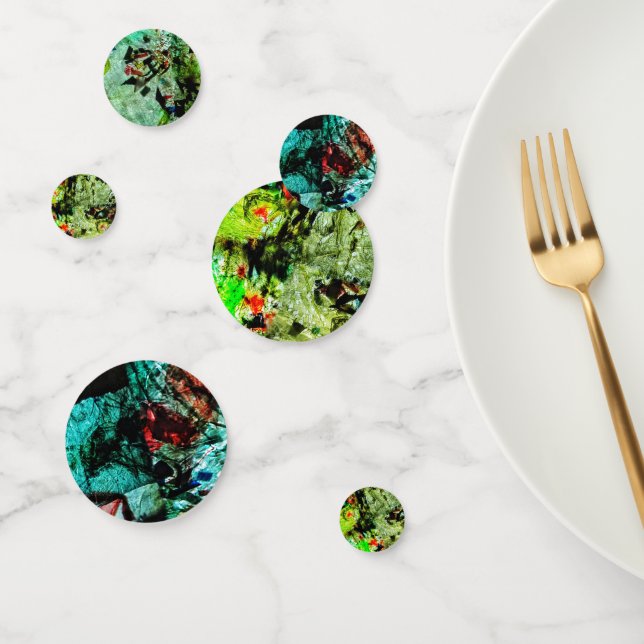 Tafelconfetti, Gerecycelt Kunststoff dekorative Ko Konfetti (Gruppe)