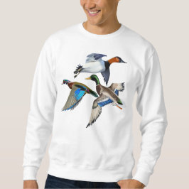 Tafelenten, Stockenten und Waldschnatterenten im F Sweatshirt