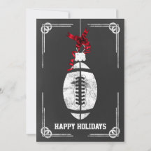 Tafelfußballspieler Weihnachtskarten