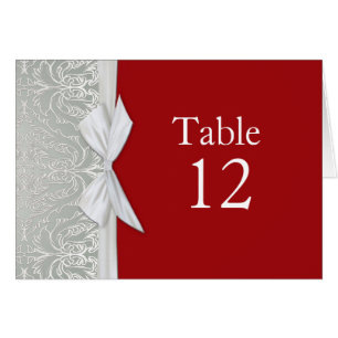 Tafelkarte Luxus-Multifunktionsleisten-Silber/Rote