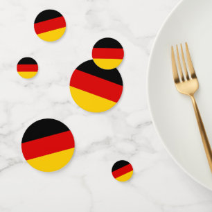 Tafelkonfetti mit der Flagge Deutschlands Konfetti