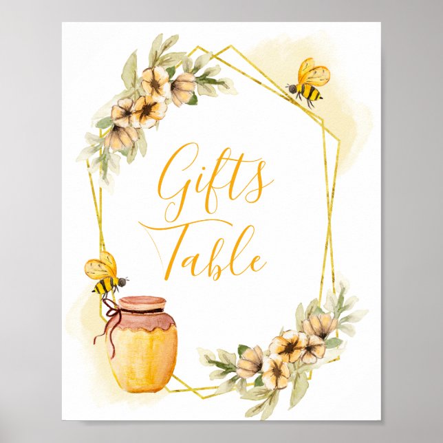 Tafelschild für botanische Geschenke der Wasserfar Poster (Vorne)