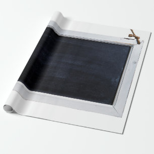 Tafelschild schwarz geschenkpapier
