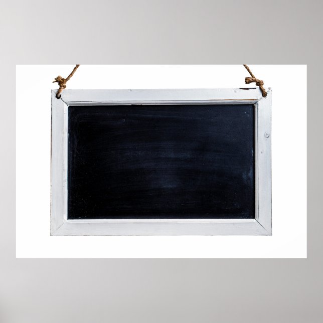 Tafelschild schwarz poster (Vorne)
