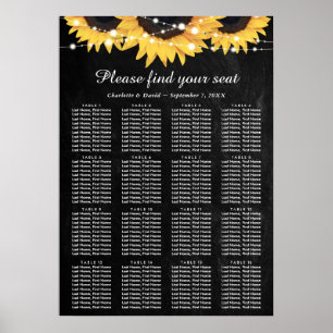 Tafelsonnenblume Hochzeitsstift 16 Poster