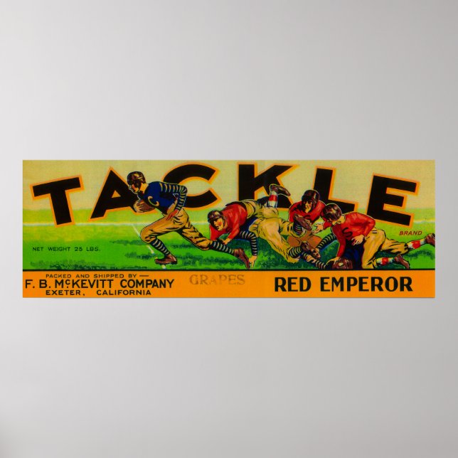 Tafeltraubenetikett Poster (Vorne)